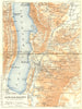 FRENCH ALPS. Aix-Les-Bains. Alpes Françaises 1926 old vintage map plan chart