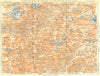 MAURIENNE. Suse Modane Mont-Cenis. Alpes Françaises 1926 old vintage map chart
