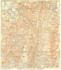 FRENCH ALPS. ISERE-DROME. Massif Du Vercors. Alpes Françaises 1926 old map