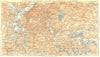ISERE. Grenoble. Vallees de Romanche Du Veneon. Alpes Françaises 1926 old map