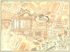 ROME. Fori Imperiali 1925 old vintage map plan chart