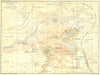 ITALY. Tivoli 1925 old vintage map plan chart