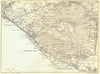 ITALY. Vesuvius Napoli Naples 1925 old vintage map plan chart