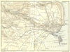 ITALY. Environs of Syracuse Syracusa 1925 old vintage map plan chart