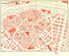 SPAIN. Valencia 1929 old vintage map plan chart