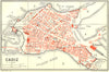 SPAIN. Cadiz 1929 old vintage map plan chart