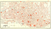 PORTUGAL. Lisbon 1929 old vintage map plan chart