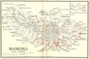 PORTUGAL. Madeira 1929 old vintage map plan chart