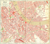 SWITZERLAND. Bale 1923 old antique vintage map plan chart