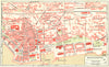 SWITZERLAND. Neuchatel 1923 old antique vintage map plan chart