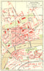 SWITZERLAND. Soleure 1923 old antique vintage map plan chart