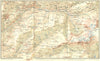 SWITZERLAND. Leysin-Diablerets 1923 old antique vintage map plan chart