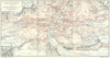SWITZERLAND. Zermatt environs Matterhorn 1923 old antique map plan chart
