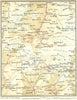 SWITZERLAND. Zermatt-Matterhorn-Monte Rosa 1923 old antique map plan chart