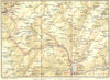 SWITZERLAND. Brig-Simplon 1923 old antique vintage map plan chart