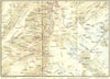 SWITZERLAND. Environs of Murren 1923 old antique vintage map plan chart