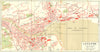 SWITZERLAND. Lucerne 1923 old antique vintage map plan chart