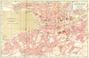 SWITZERLAND. Zurich 1923 old antique vintage map plan chart