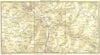 SWITZERLAND. Ragatz-Coire-Klosters 1923 old antique vintage map plan chart