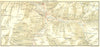 SWITZERLAND. Environs of Klosters 1923 old antique vintage map plan chart