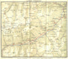 SWITZERLAND. Lower Engadin 1923 old antique vintage map plan chart