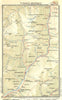 ITALY. Tirano-Bormio 1923 old antique vintage map plan chart