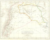 SYRIA. Syria, Mesopotamia, Assyria Iraq 1847 old antique map plan chart