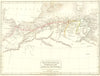 NORTH AFRICA. Mauritania, Numidia, Propria 1847 old antique map plan chart