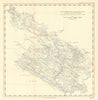 Map of Luristan from plane-table sheets by Harrison & Falcon. Iran. RGS 1946