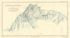 Mount Everest north face based on photogrammetric surveys. RGS/Spender 1936 map