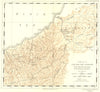 TURKEY. Georgia Batumi Lazistan & Ajaristan 1934 old vintage map plan chart