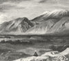 GREECE. Mount Taygetus c1885 old antique vintage print picture
