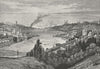 TURKEY. Istanbul & golden horn, Eyub c1885 antique vintage print picture