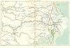 ITALY. Delta of Po c1885 old antique vintage map plan chart