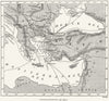 ISTANBUL. Sea routes converging on, sketch map c1885 old antique chart