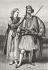 ALBANIA. Albanians c1885 old antique vintage print picture