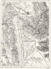 ITALY. Val di Chiana, sketch map c1885 old antique vintage plan chart