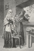 SPAIN. Women of Ibiza, Balearic Isles c1885 old antique vintage print picture