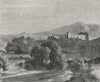 ITALY. Roman Campagna c1885 old antique vintage print picture
