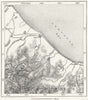 ITALY. Rimini & San Marino, sketch map c1885 old antique plan chart