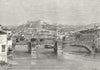 ITALY. Verona c1885 old antique vintage print picture