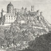 PORTUGAL. Castle de Penha Sintra c1885 old antique vintage print picture