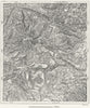FRANCE. Puy de Carlitte, sketch map c1885 old antique vintage plan chart