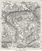 FRANCE. Defiles of Aude, sketch map c1885 old antique vintage plan chart