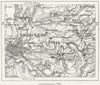 FRANCE. Angouleme, sketch map c1885 old antique vintage plan chart