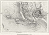FRANCE. Sables-D' Olonne, sketch map c1885 old antique vintage plan chart
