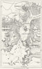 FRANCE. Lorient & port-Louis, sketch map c1885 old antique plan chart