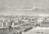 FRANCE. Paris, from Church St Gervais c1885 old antique vintage print picture