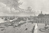 FRANCE. Bordeaux c1885 old antique vintage print picture