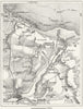 FRANCE. Caen & Orne, sketch map c1885 old antique vintage plan chart